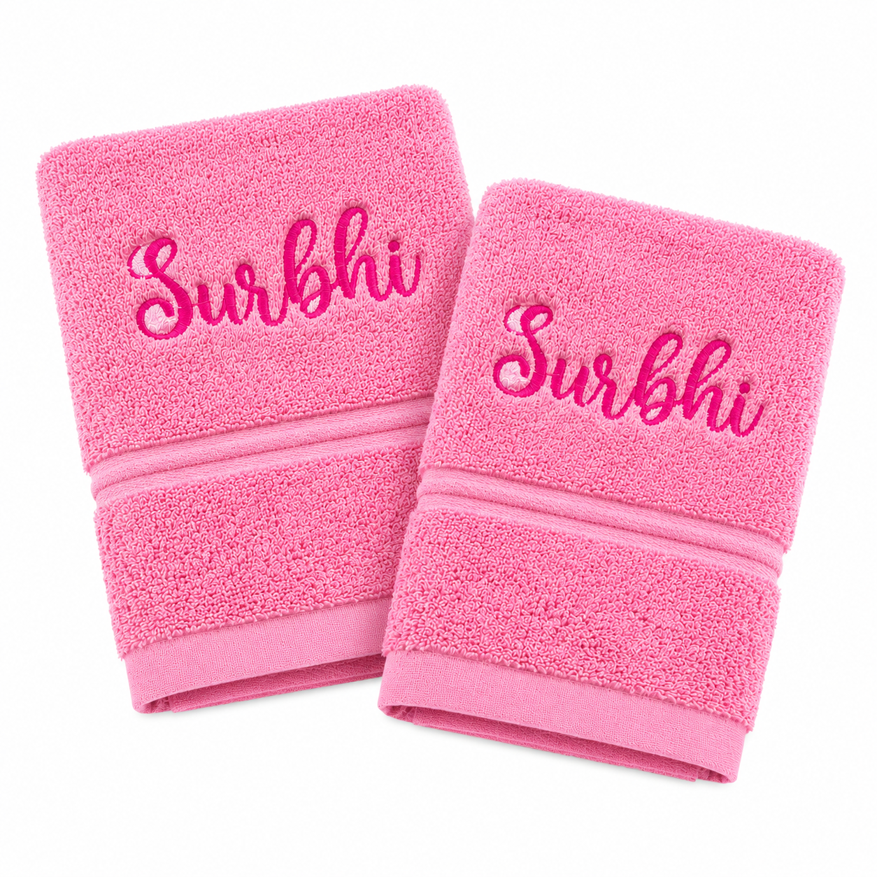 Personalised face towels (Set of 2)