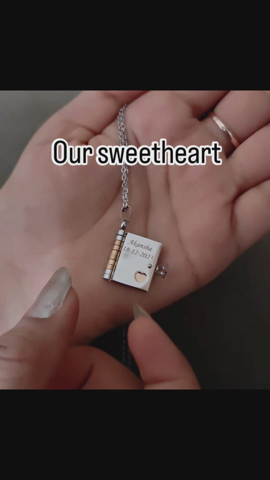 Message Book Pendant
