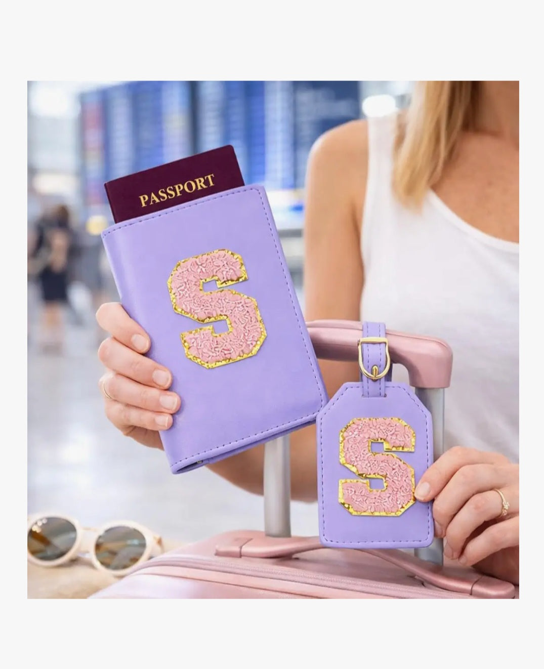 Customised Passport Cover & Bag Tag Combo