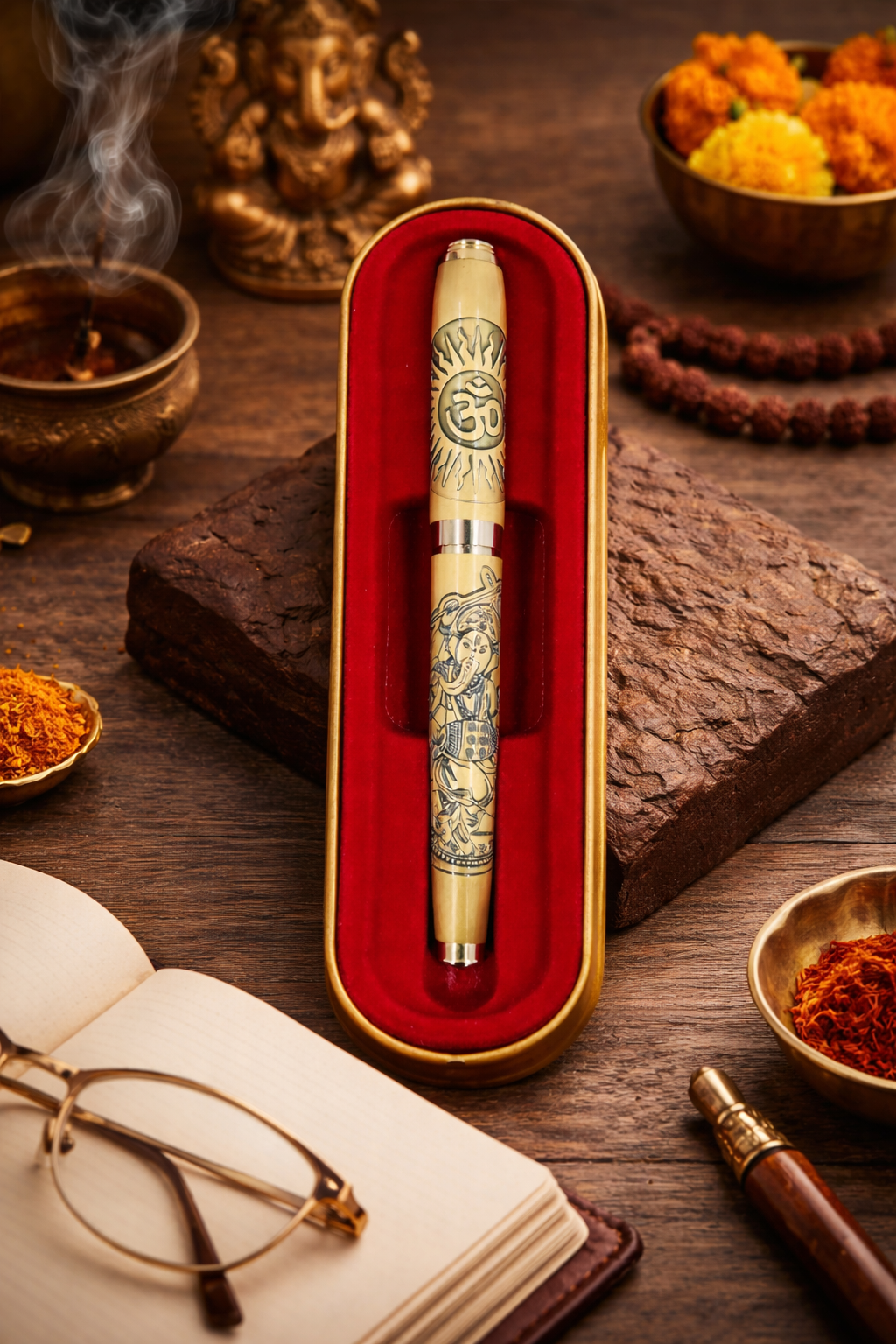 Lord Ganesha Engraved Pen