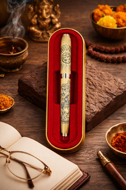 Lord Ganesha Engraved Pen