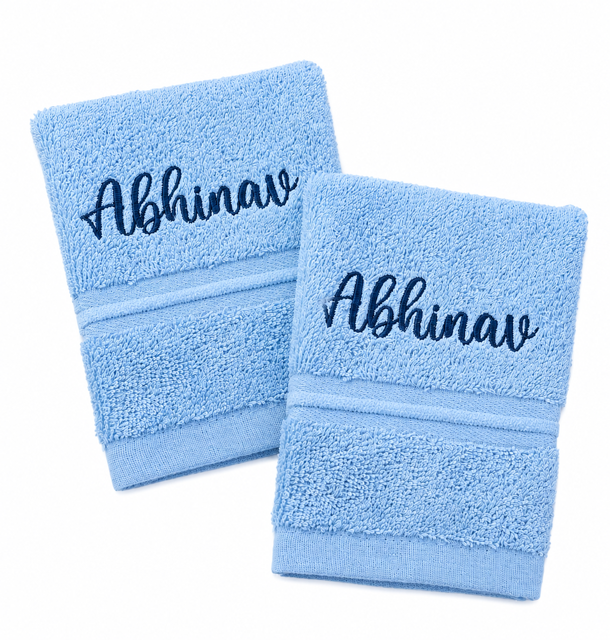 Personalised face towels (Set of 2)