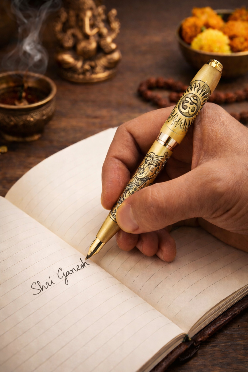 Lord Ganesha Engraved Pen