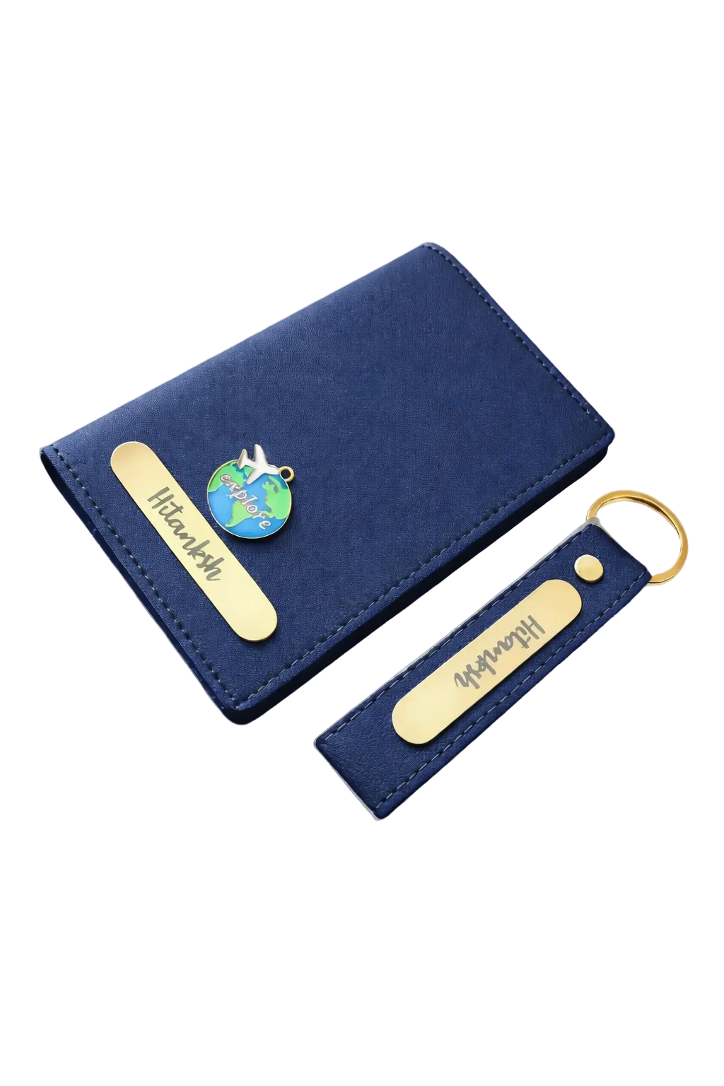 Personalised Passport cover & Keychain Combo