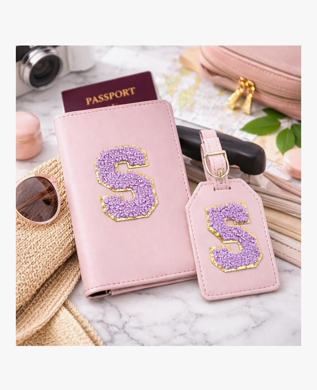 Customised Passport Cover & Bag Tag Combo