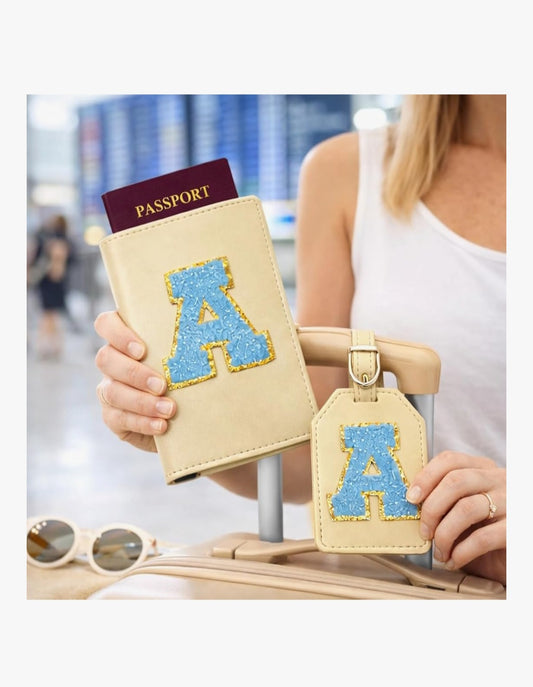 Customised Passport Cover & Luggage Tag Combo