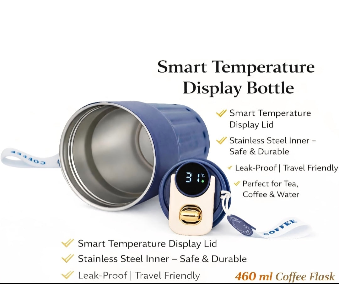 Personalised Coffee Flask | Hot & Cold Temperature Flask | (White)
