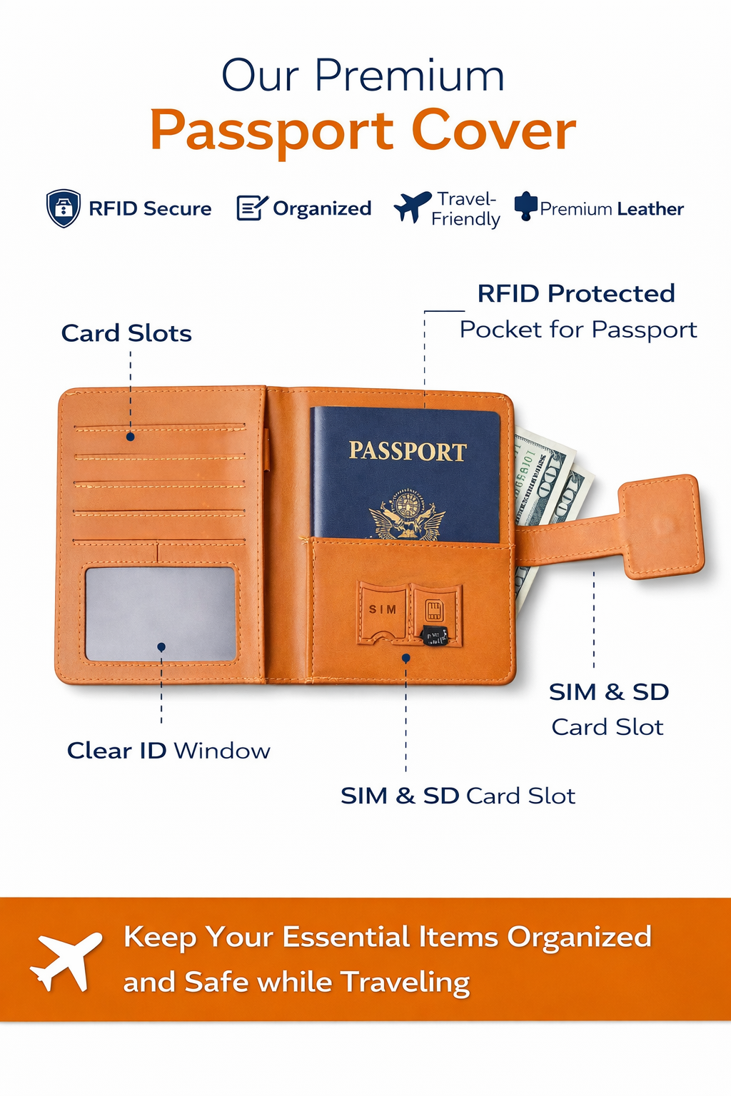4 in 1 Personalised Gift Set (Diary/Passport Cover/Pen/Keychain)